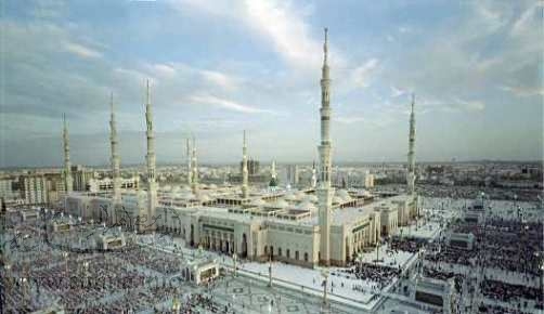 منظر كامل للمسجد النبوي