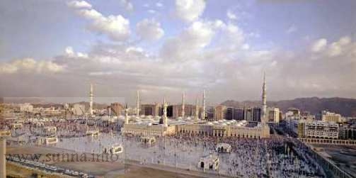 منظر عام للمسجد النبوي