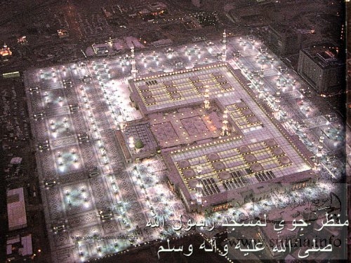 view of alharam almadani منظر جوي للحرم المدني