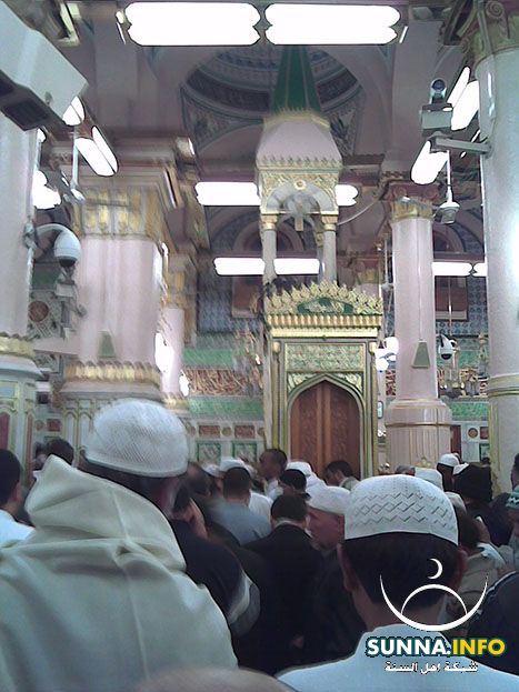 منبر المسجد النبوي الشريف صورة جديدة