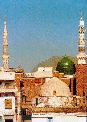 al madina المدينة المنورة القبة الخضراء