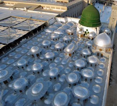 Up View Green Dome  صورة جوية للقبة الخضراء