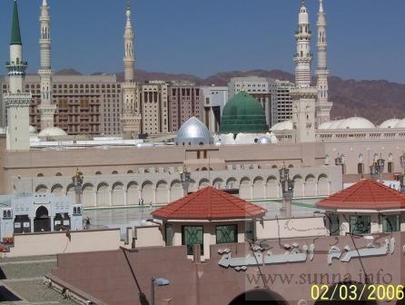 إطلالة على مسجد رسول الله والقبة الخضراء