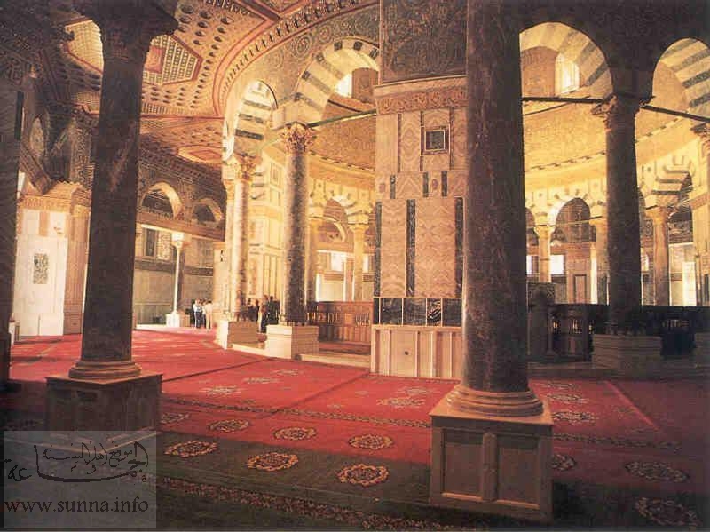 داخل مسجد الصخرة