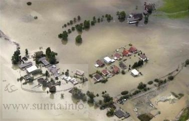 اضرار فيضانات سويسرا