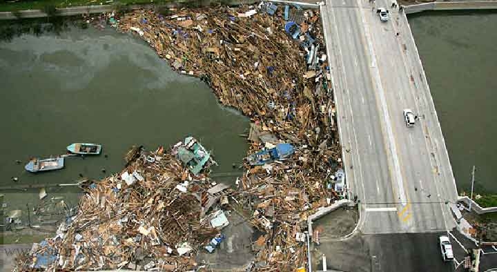 katrina flooded water way