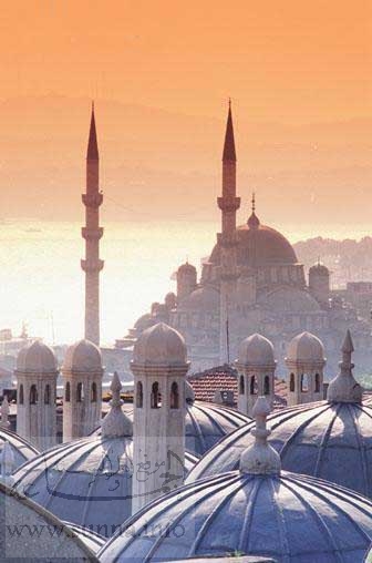 تركيا قباب المسجد