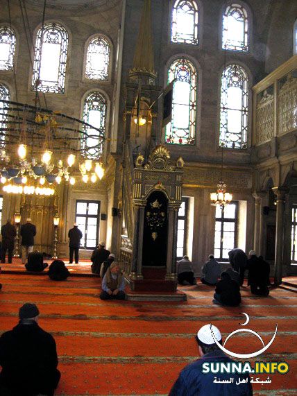 محراب أبي أيوب الأنصاري في مسجده في تركيا